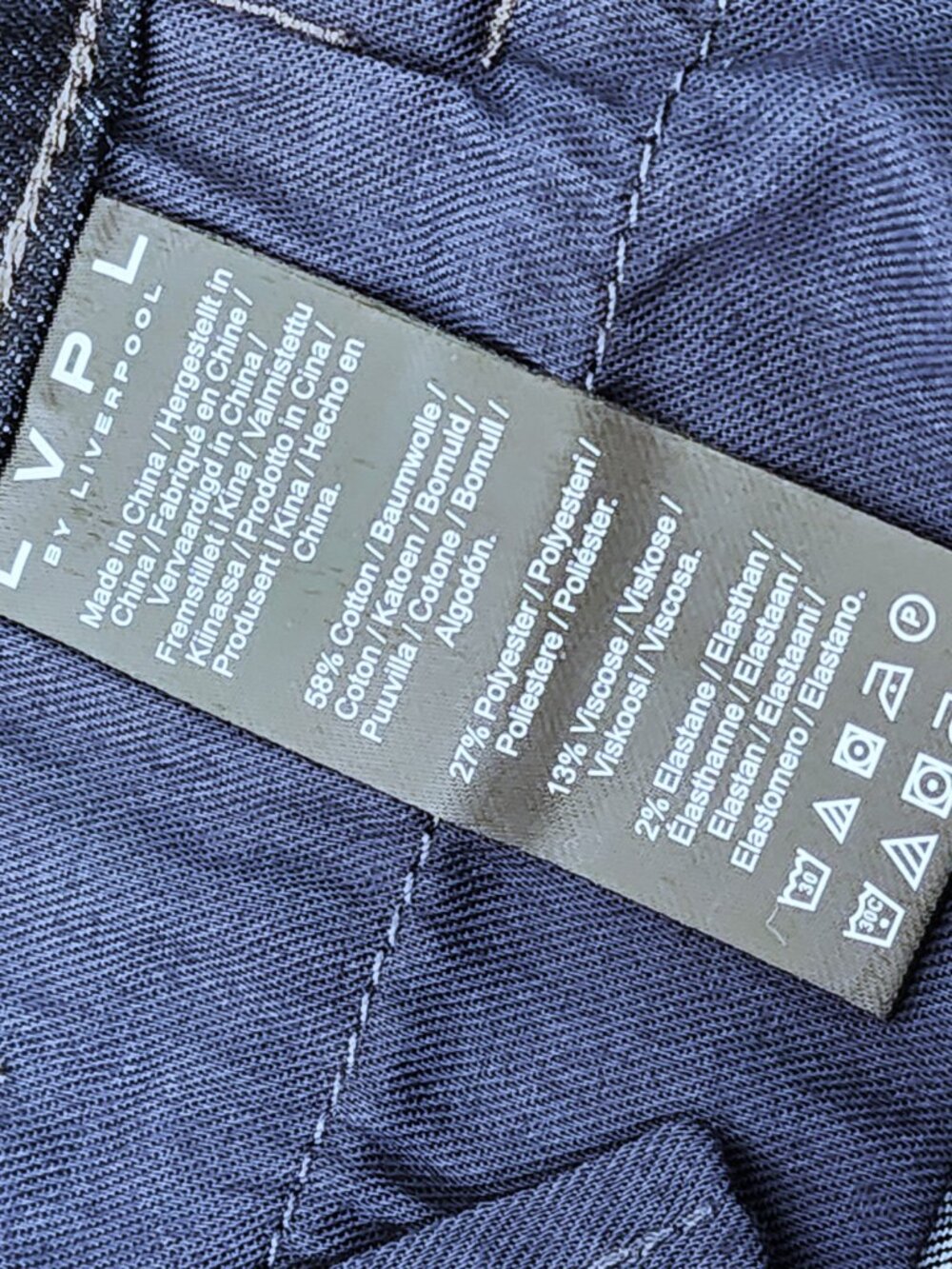 Liverpool Los Angeles High Rise Straight Jeans 28 Dark Wash NWT - Picture 6 of 9
